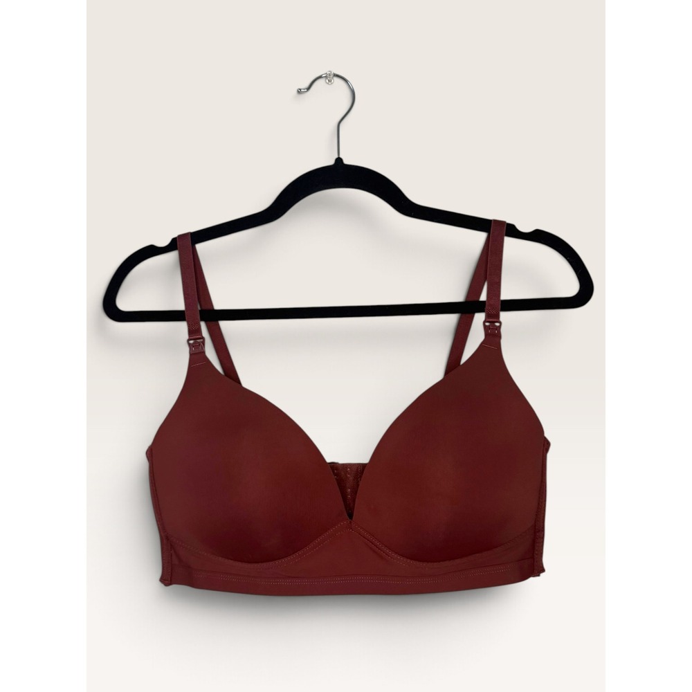 Prima Valentina Wireless Nursing Bra 36C Plum Comfort